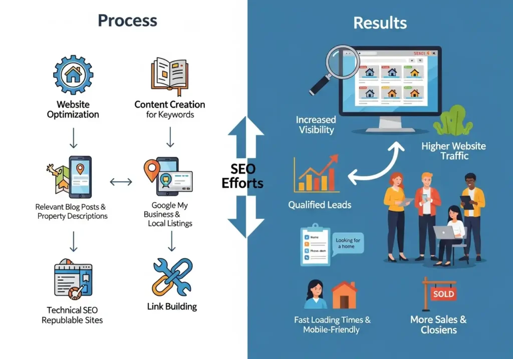 real estate seo process